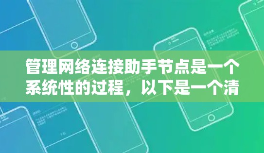 管理网络连接助手节点是一个系统性的过程，以下是一个清晰的指南，帮助您完成这一任务